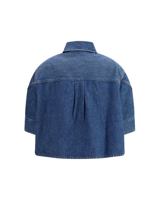 Givenchy Blue Denim Shirt