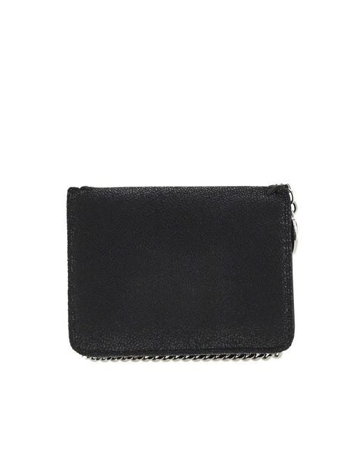 Stella McCartney Black 'Falabella' Bi-Fold Wallet