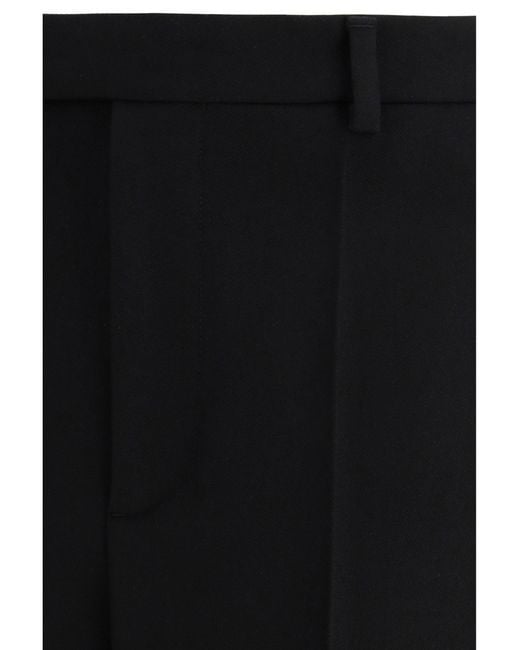 Valentino Black Virgin Wool Pants for men