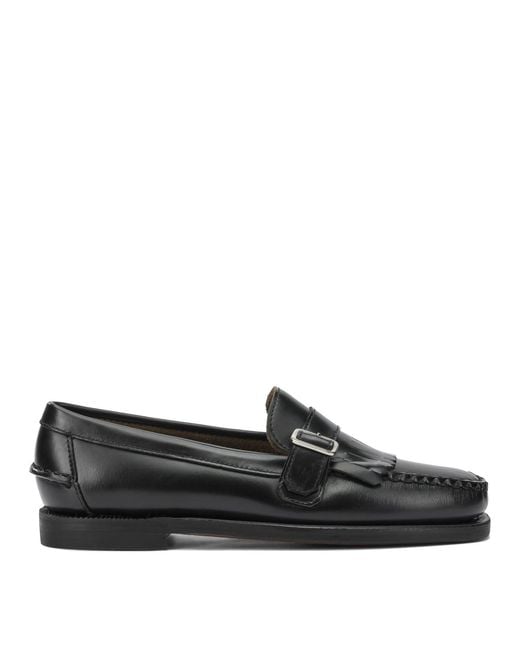 Sebago Black Leather Loafers