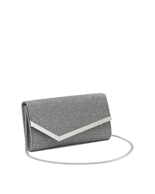 Jimmy Choo Gray "Emmie" Clutch