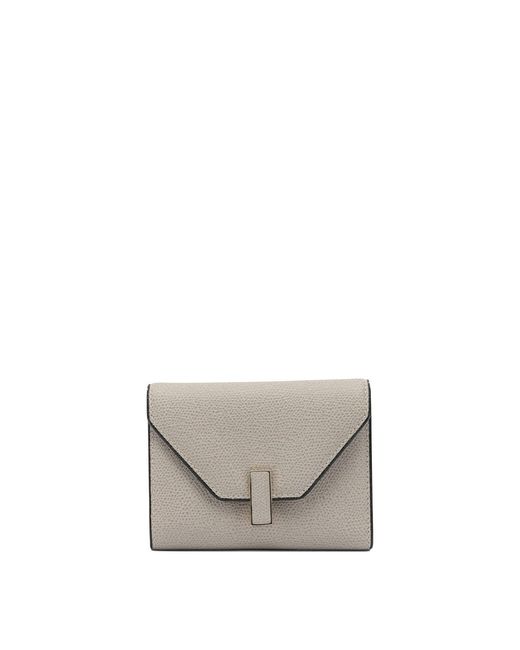 Valextra White "Isis Trifold" Wallet