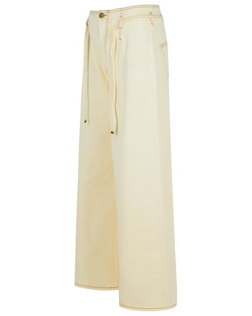 Etro Natural Cream Denim Jeans