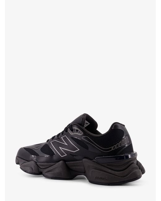 New Balance Black 740 Mesh Sneakers With Logo On The Side for men