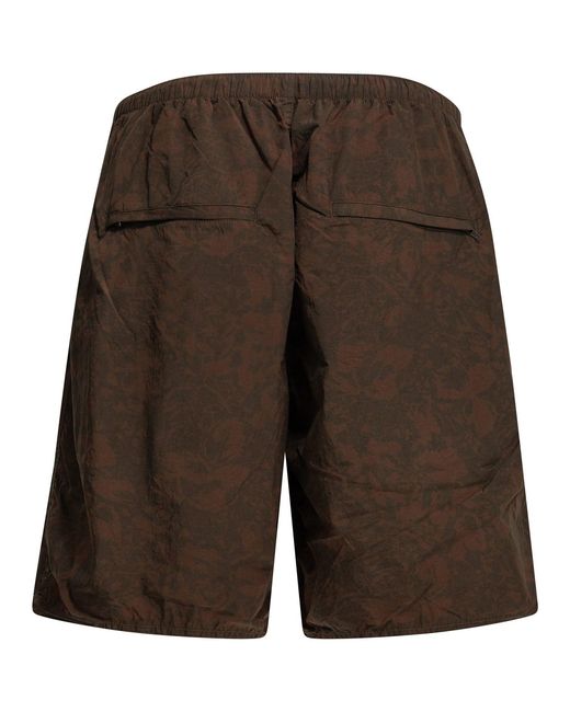 Beams Plus Brown "Mil Athletic" Tracksuit Shorts