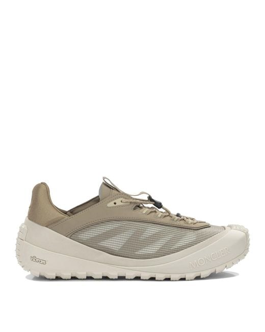 Moncler Gray Trailgrip Low-Top Sneakers for men