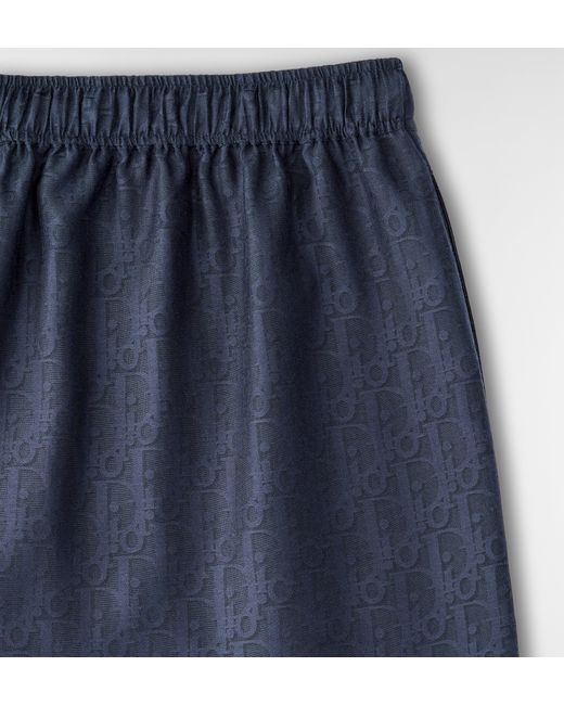 Dior Blue Oblique" Shorts for men