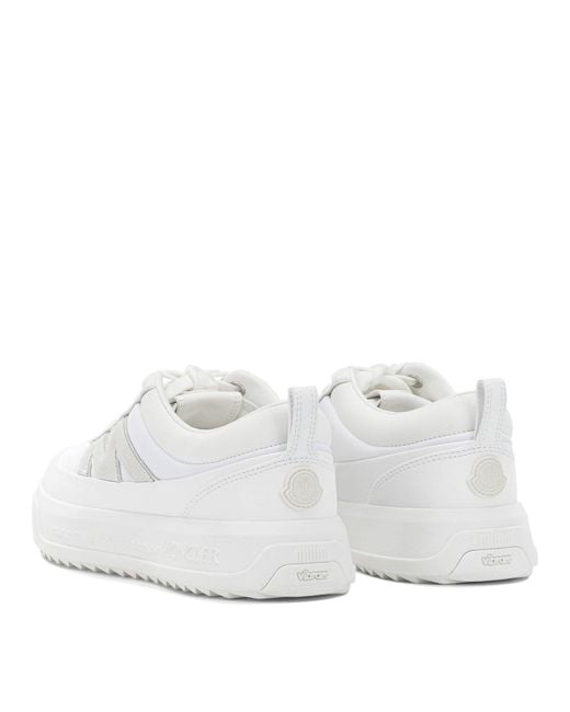 Moncler White "Altive" Low-Top Sneakers