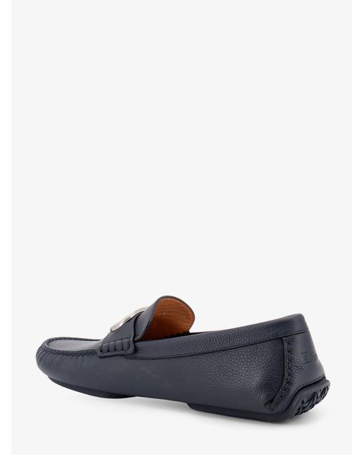Dior Blue Dior Roadie Leather Loafers for men