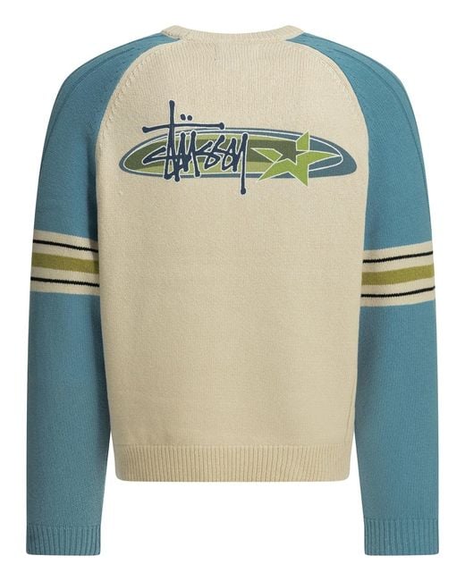 Stussy Blue Knitwear