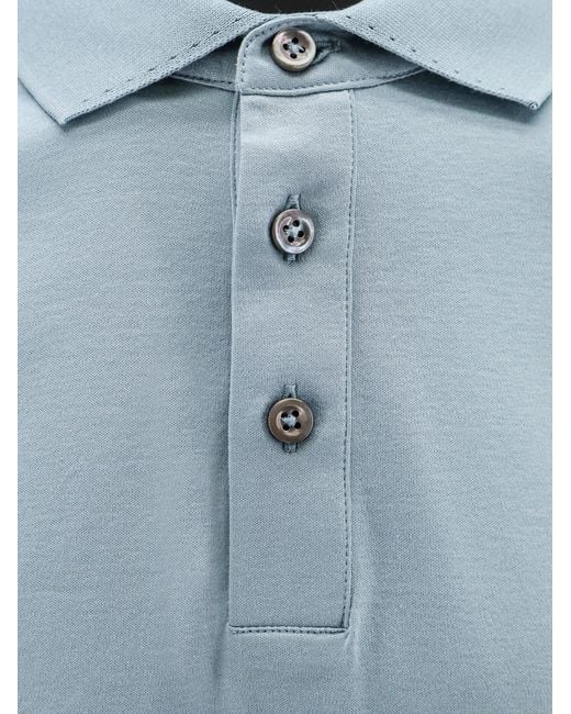 Boss Blue Perry Cotton Polo Shirt for men
