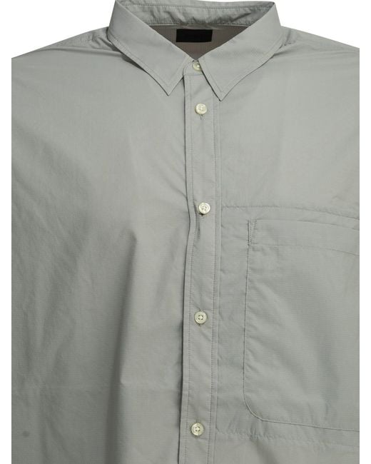 DAIWA PIER 39 Gray "Tech Travel Shirt" Casual Shirt