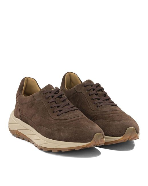 Henderson Brown Shark Suede Sneakers for men