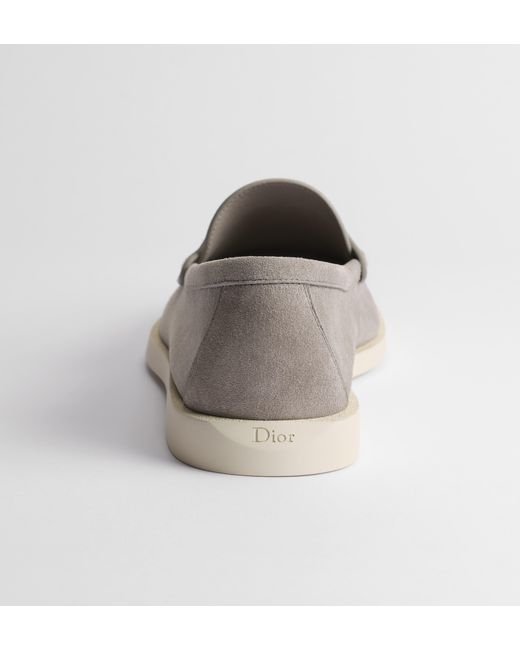 Dior White Granville Loafers for men