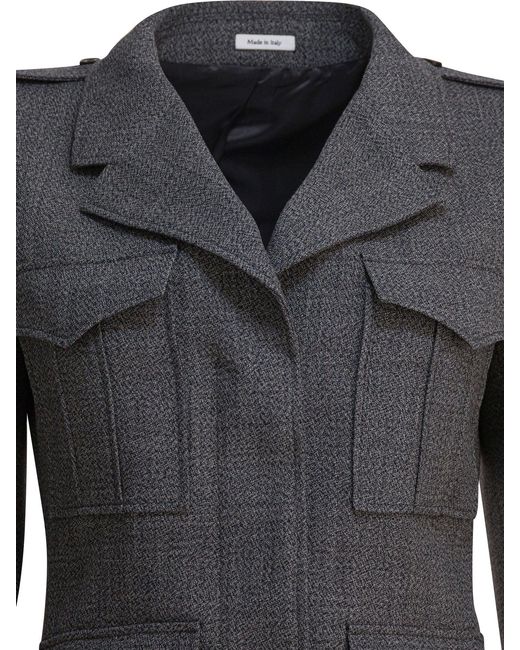 McQueen Black Wool Jacket