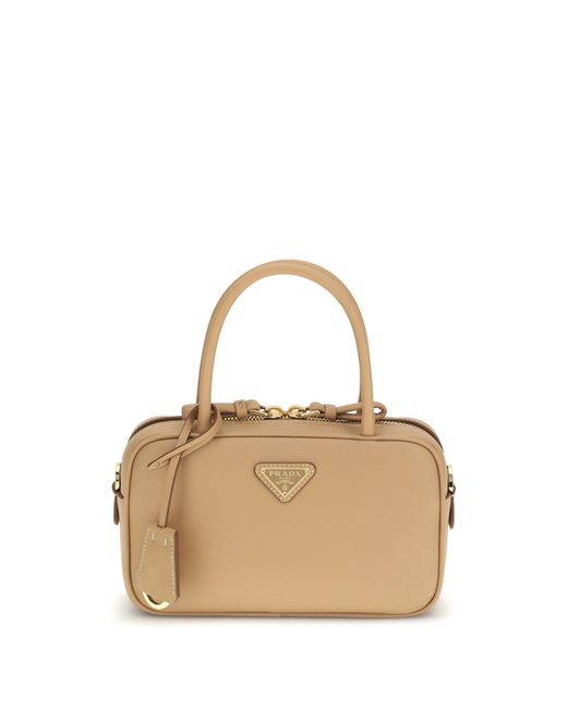 Prada Natural Leather Handbag
