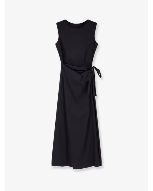 Aspesi Black Cotton Blend Dress