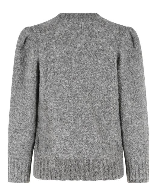 Isabel Marant Gray 'Emma' Virgin Wool Blend Sweater