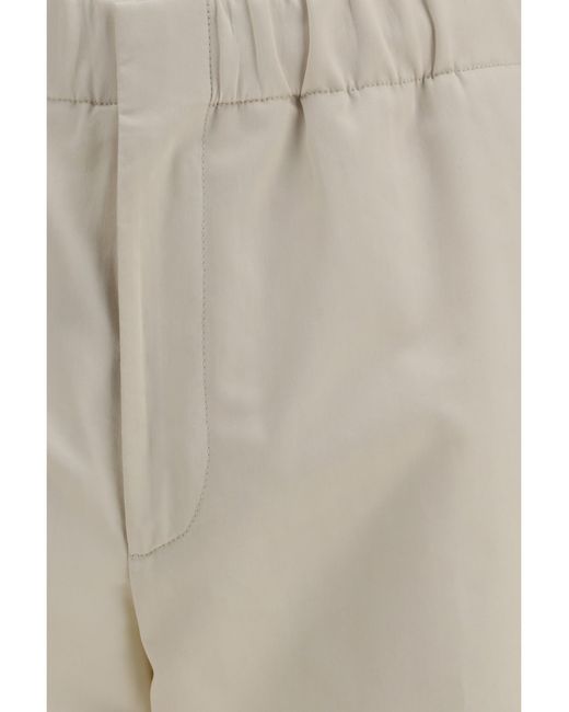 Lardini Gray Pants Cotton Drawstring for men