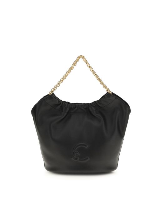 Coccinelle Black Shoulder Bag Smash Leather