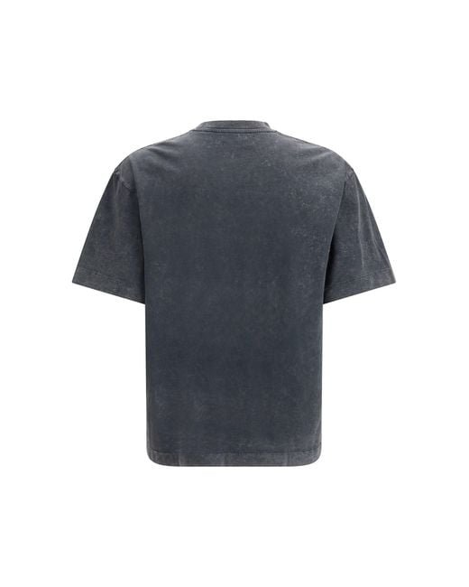 Off-White c/o Virgil Abloh Gray Racing Skate T-Shirt With Print for men