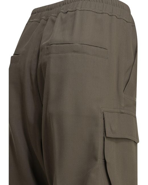 Rick Owens Gray "Belas" Cargo Pants