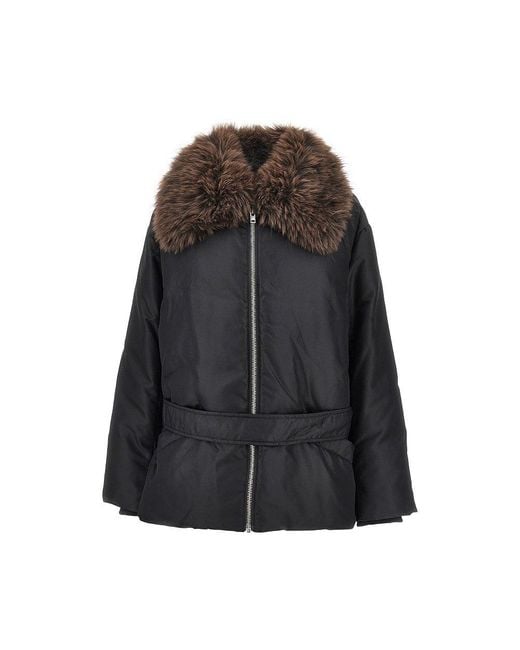 Stand Studio Black Celeste Padded Jacket