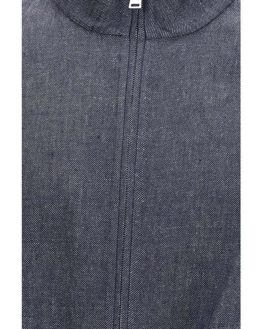 Fendi Blue Reversible Denim Jacket for men