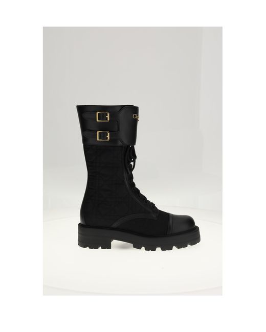 Dior White Dior D-Trap Low Boot 4.5Cm