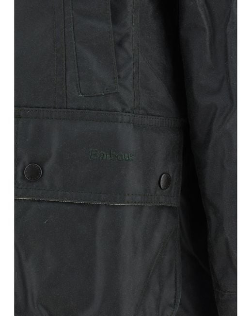 Barbour Gray Breadnell Waxed Jacket Sage