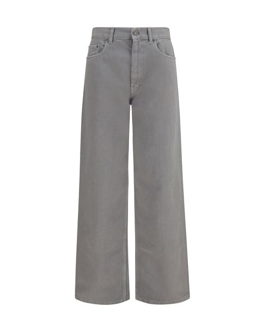 Phoebe Philo Gray Zip Jeans