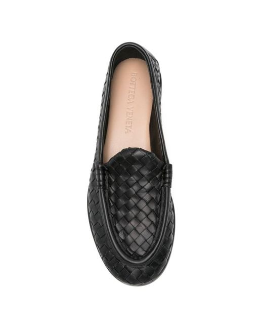 Bottega Veneta Black "Silenzio" Loafers