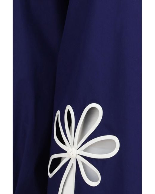 Fendi Blue Ajour Motif Shirt