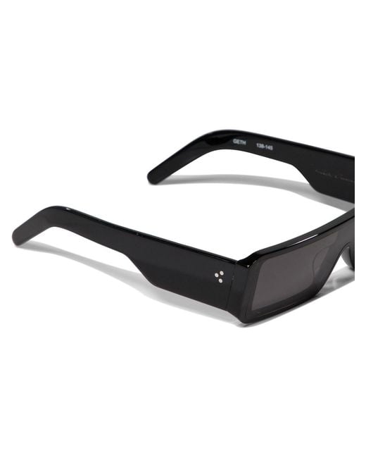 Rick Owens White "Gethshades" Sunglasses for men