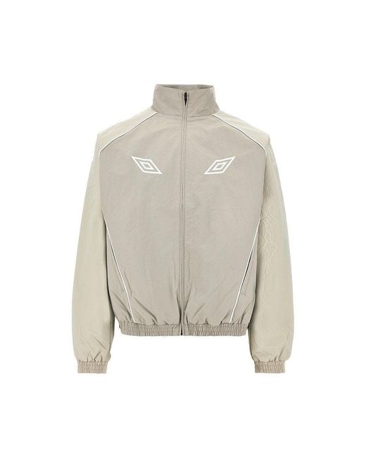 Umbro Gray 'Eyes' Technical Fabric Blouson for men