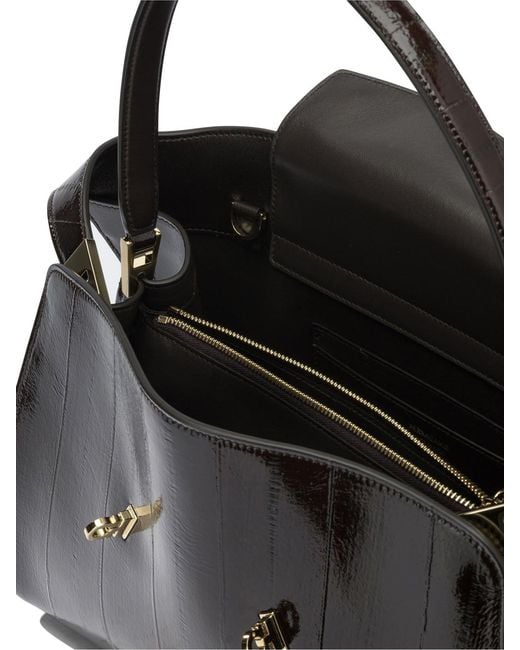 Ferragamo Black Shoulder Bags