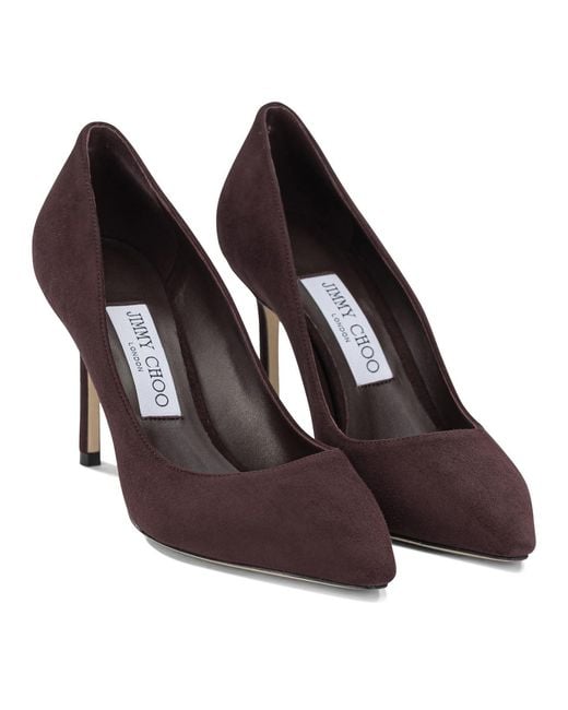 Jimmy Choo Brown "Romy 85" Décolleté