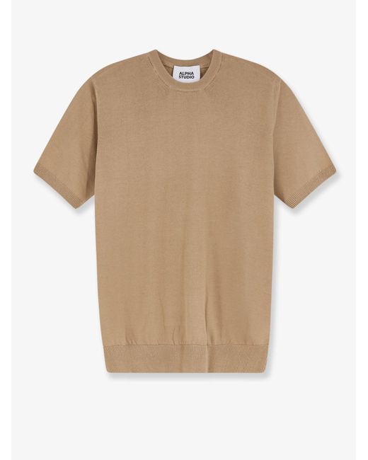 Alpha Studio Natural Cotton Sweater for men