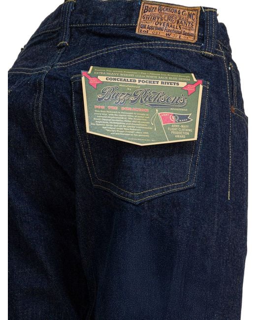 Buzz Rickson's Blue Straight-Leg Jeans for men
