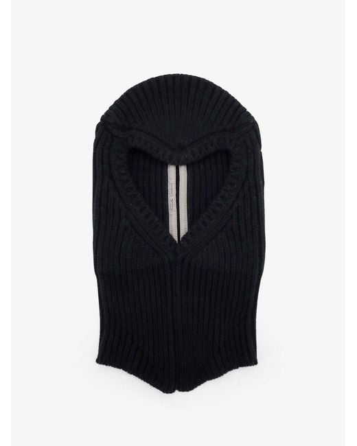 Rick Owens Blue Porteville Cashmere Wool Balaclava