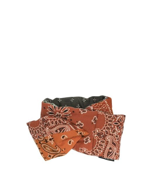 Men's White Kesa Scarf