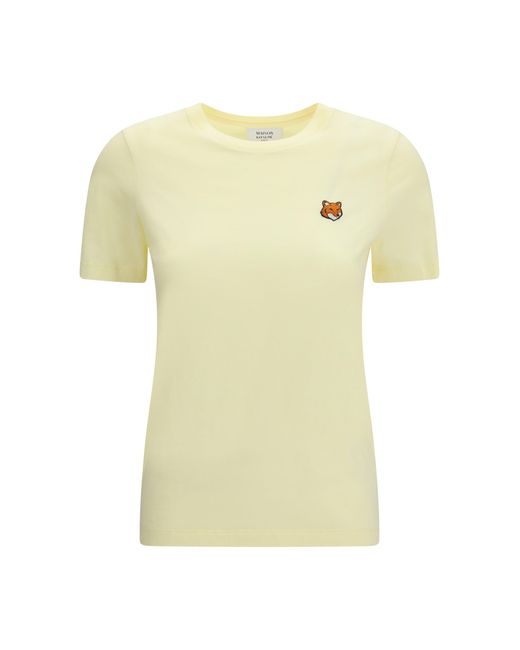 Women's Yellow T-Shirt Fox Head