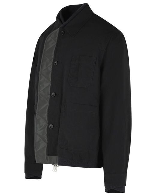 Sacai Black Reversible And Polyamide Jacket for men