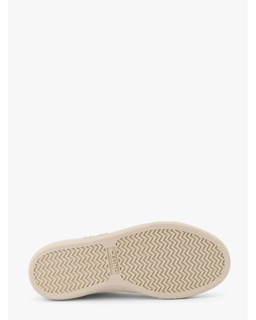Céline White Triomphe Canvas Sneakers