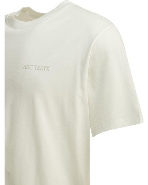 Arc'teryx White Kragg Sl Crewneck T-Shirt for men