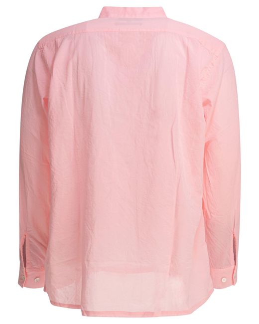 Beams Plus Pink Camp Collar Shirt Shirts for men