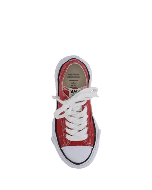 Maison Mihara Yasuhiro Red Sneakers for men