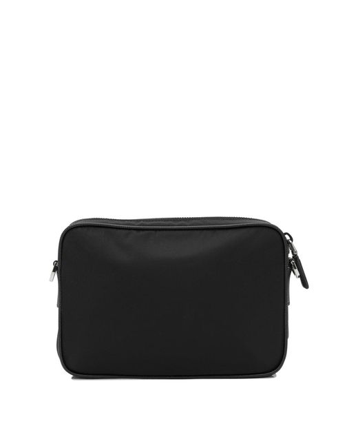 Prada Black Small Re-Nylon Shoulder Bag for men