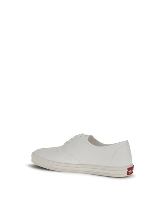 Prada White Drill Sneakers