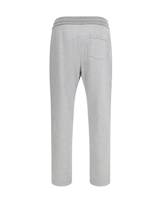 Brioni Gray Mélange Sweatpants Ice for men